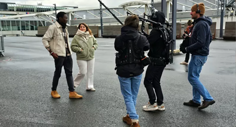 Tournage d’une vidéo IPERIA dédiée aux parcours et à l’orientation dans les métiers du domicile