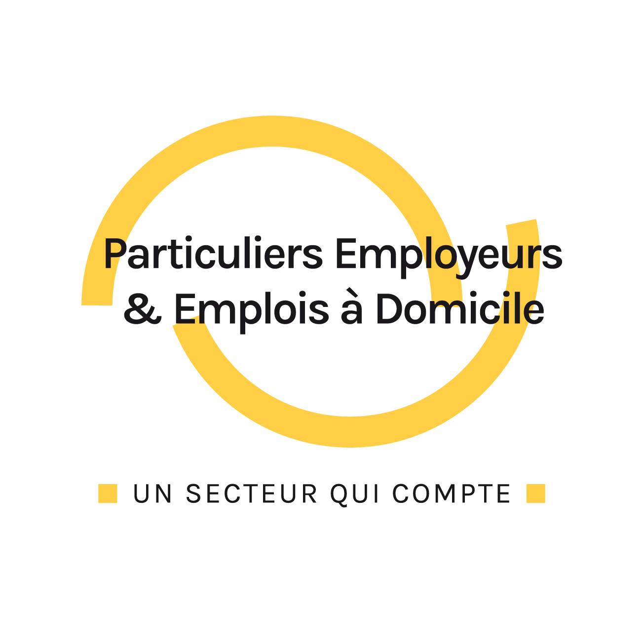 Logo branche secteur particuliers employeurs et emploi à domicile